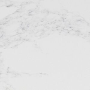 Arabescato quartz worktop slab with white base and grey veining