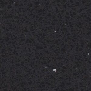 Black Shimmer quartz worktop texture with subtle reflective flecks